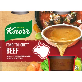 Knorr Fond Du Chef Mausteet Ja Liemivalmisteet^Naudanlihafondi 8 X 28 G