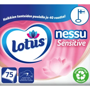Lotus Nessu Nenäliinat^Nenäliina 75 Kpl Sensitive