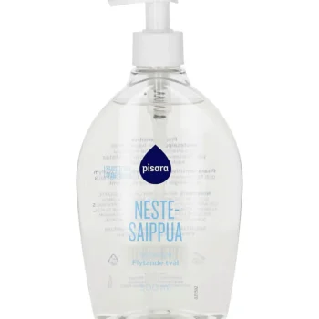 Pisara Saippuat Ja Kylpyvaahdot^Nestesaippua 500 Ml Hajusteeton