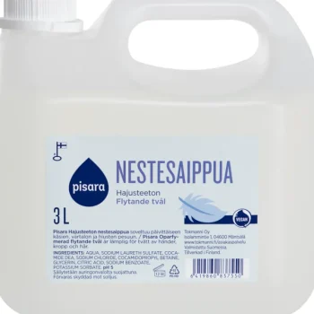 Pisara Saippuat Ja Kylpyvaahdot^Nestesaippua 3 L Hajusteeton