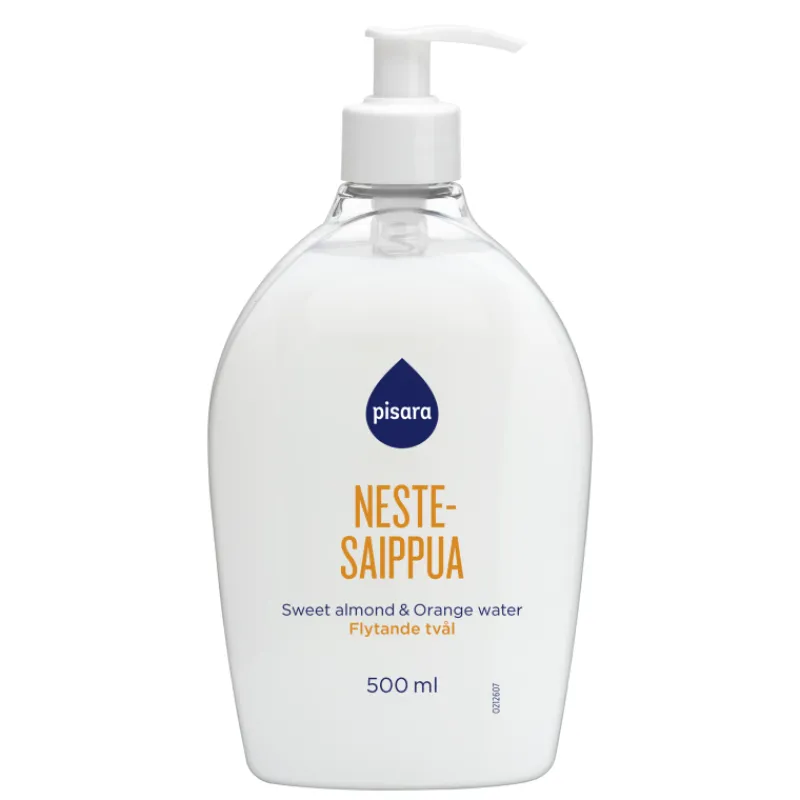 nestesaippua-pisara-500-ml-alm-GRkNvtOD-0.webp Pisara Saippuat Ja Kylpyvaahdot^Nestesaippua 500 Ml Almond & Orange Water
