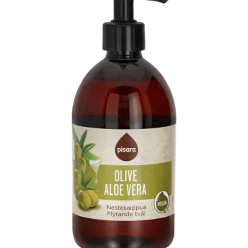 Pisara Saippuat Ja Kylpyvaahdot^Nestesaippua 500 Ml Vegan Aloe & Olive Oil