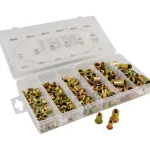 Jbm Naulat Ja Ruuvit-Niittimutterilajitelma Rihlattu 150 Osaa