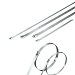 Finbullet Kaapelit-Nippuside 4,6x250 Mm, Ruostumaton, 20 Kpl