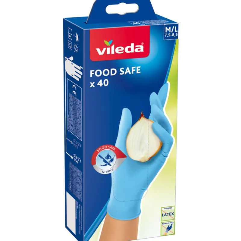 nitriilikertakyttksine-vileda-jrsjSItF-0.webp Vileda Siivousvälineet^Nitriilikertakäyttökäsine 40 Kpl M/L