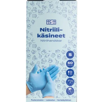 Iisi Siivousvälineet^Nitriilikäsineet 50 Kpl Sininen