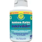 Via Naturale Terveysravinteet Ja -valmisteet^Nokkos-kalkki Inkivääri + Vihersimpukka 200 Kpl