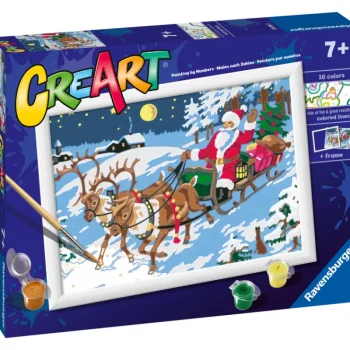 Ravensburger Lauta- Ja Palapelit-Numeromaalaus CreArt Night Before Christmas