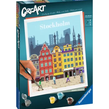 Ravensburger Lauta- Ja Palapelit-Numeromaalaus CreArt Stockholm