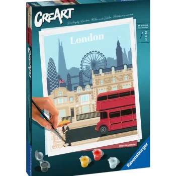 Ravensburger Lauta- Ja Palapelit-Numeromaalaus CreArt London