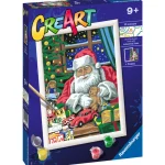 Ravensburger Lauta- Ja Palapelit-Numeromaalaus CreArt Santa's Workshop