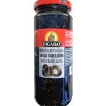 Figaro Säilykkeet^Oliivi 340 G / 180 G Musta Viipaloitu