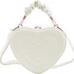 Miny Naisten Asusteet-Olkalaukku Sydän, Valkoinen