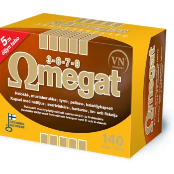 Via Naturale Terveysravinteet Ja -valmisteet^Omegat 3-6-7-9 140 Kpl