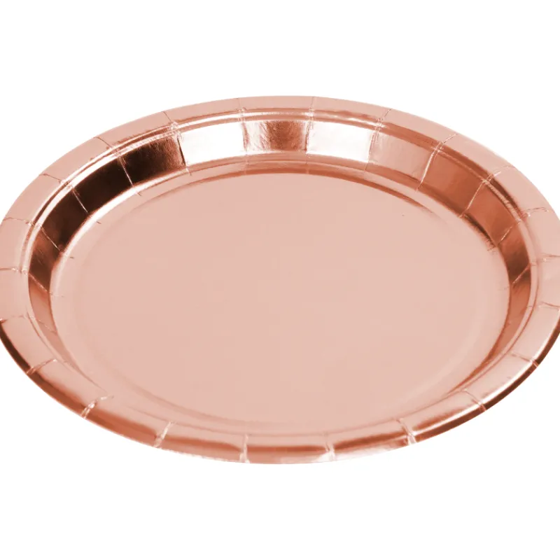 pahvilautanen-lets-party-8-kpl-nJFsmByS-0.webp Let's Party Juhlakattaus-Pahvilautanen 8 Kpl 18 Cm Ruusukulta