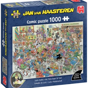 Jumbo Lauta- Ja Palapelit-Palapeli 1000 Palaa Jan Van Haasteren Ludo Battle