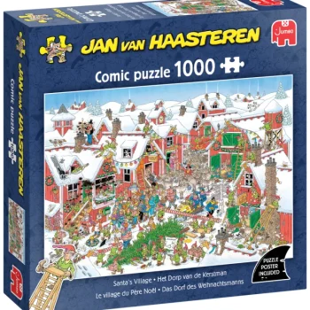 Jumbo Lauta- Ja Palapelit-Palapeli 1000 Palaa Jan Van Haasteren Santa's Village