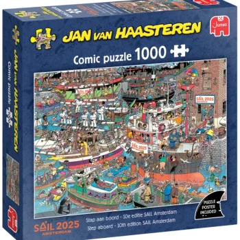 Jumbo Lauta- Ja Palapelit-Palapeli 1000 Palaa Jan Van Haasteren Step Abroad 10 Years Sail Amsterdam