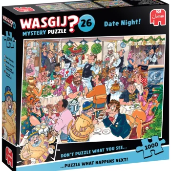 Jumbo Lauta- Ja Palapelit-Palapeli 1000 Palaa Wasgij Mystery 26 Date Night!