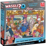 Jumbo Lauta- Ja Palapelit-Palapeli 1000 Palaa Wasgij Retro Mystery 9 Great Train Robbery!