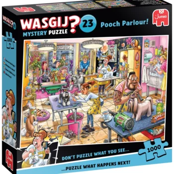 Jumbo Lauta- Ja Palapelit-Palapeli 1000 Palaa Wasgij Mystery 23 Pooch Parlour!
