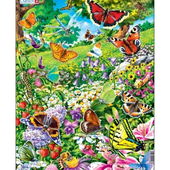 Larsen Lauta- Ja Palapelit^Palapeli 42 Palaa Perhoset Maxi