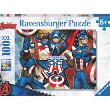 Ravensburger Lauta- Ja Palapelit^Palapeli 100 Palaa Marvel Captain America