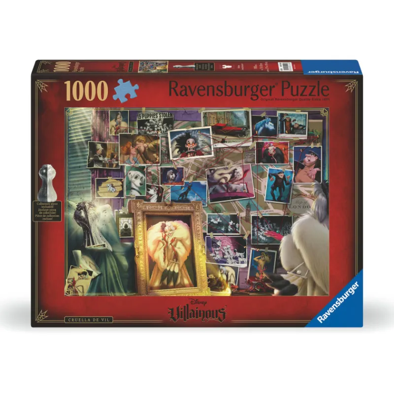 palapeli-ravensburger-1000-pal-hxNQgtVG-0.webp Ravensburger Lauta- Ja Palapelit^Palapeli 1000 Palaa Villainous Cruella De Vil