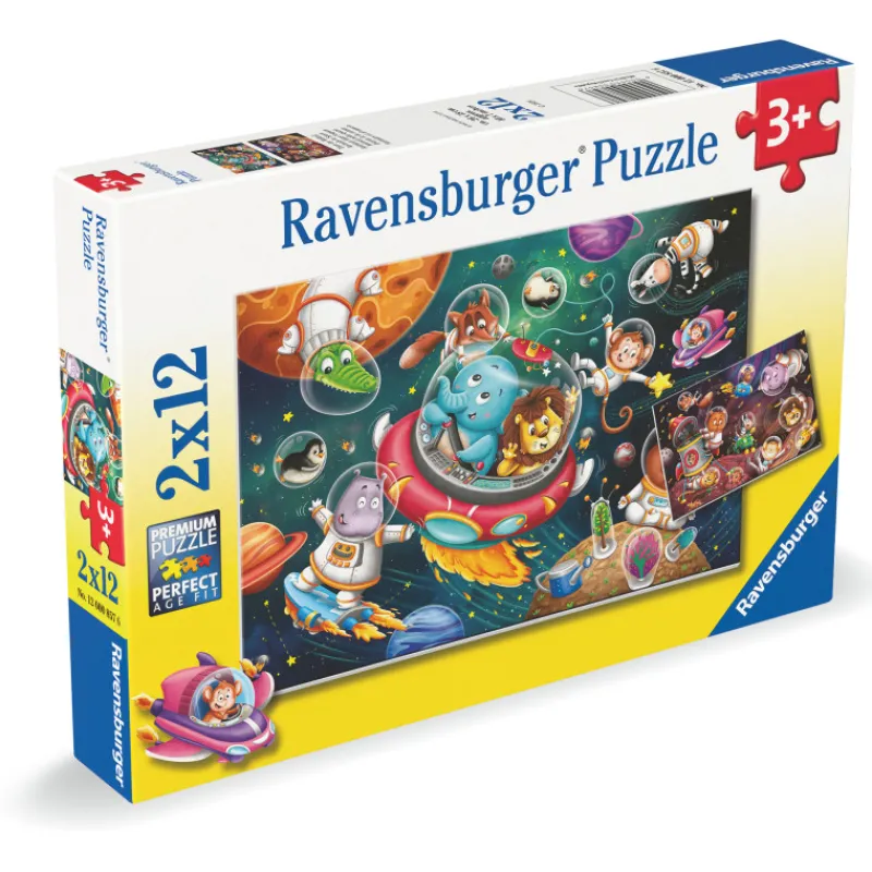 palapeli-ravensburger-2-x-12-p-BqlOGjKH-0.webp Ravensburger Lauta- Ja Palapelit^Palapeli 2 X 12 Palaa Animals In Space