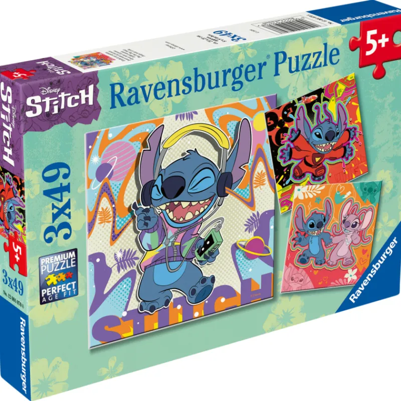 palapeli-ravensburger-3-x-49-p-MxeCbcNv-0.webp Ravensburger Lauta- Ja Palapelit^Palapeli 3 X 49 Palaa Disney Stitch