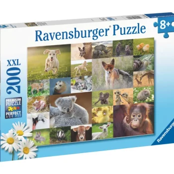 Ravensburger Lauta- Ja Palapelit^Palapeli Animal Babies 200 Palaa