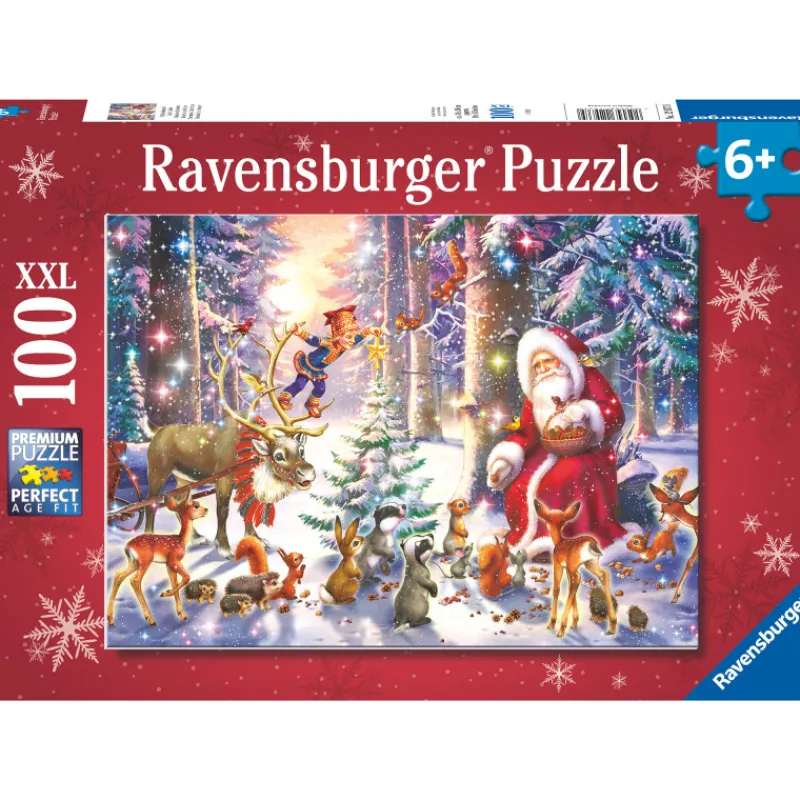 palapeli-ravensburger-christma-RWiJJsPL-0.webp Ravensburger Lauta- Ja Palapelit^Palapeli Christmas In The Forest 100 Palaa