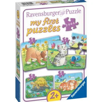 Ravensburger Lauta- Ja Palapelit^Palapeli Cute Pets 2/4/6/8 Palaa