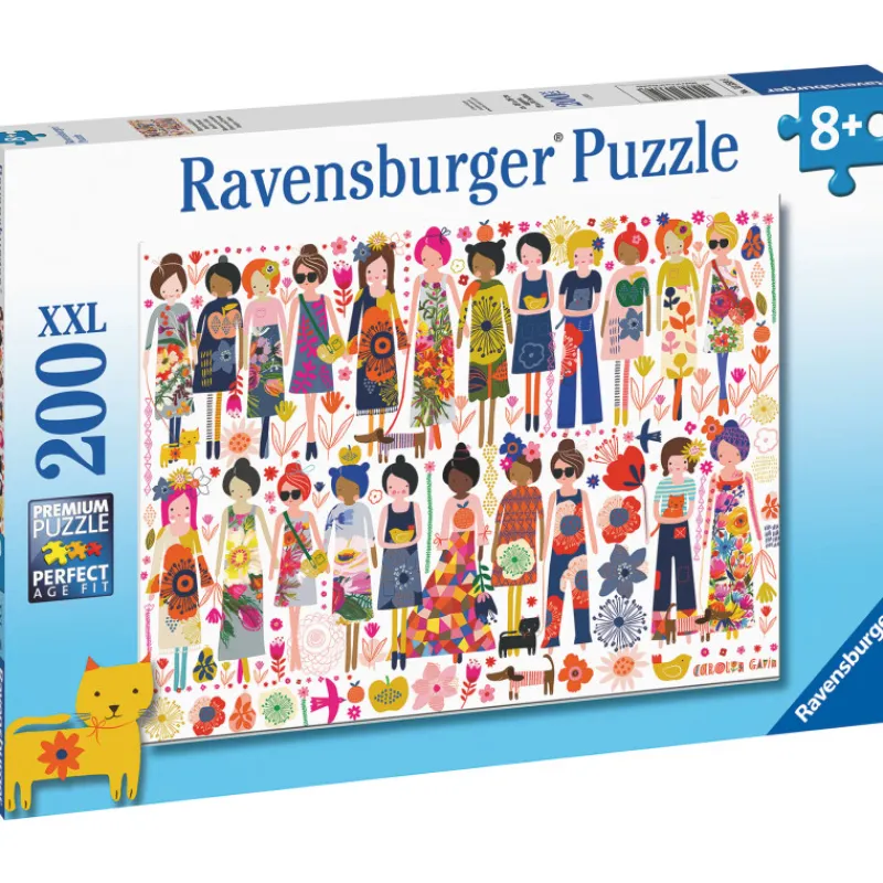 palapeli-ravensburger-flowers-kHCWmBkW-0.webp Ravensburger Lauta- Ja Palapelit^Palapeli Flowers And Friends 200 Palaa