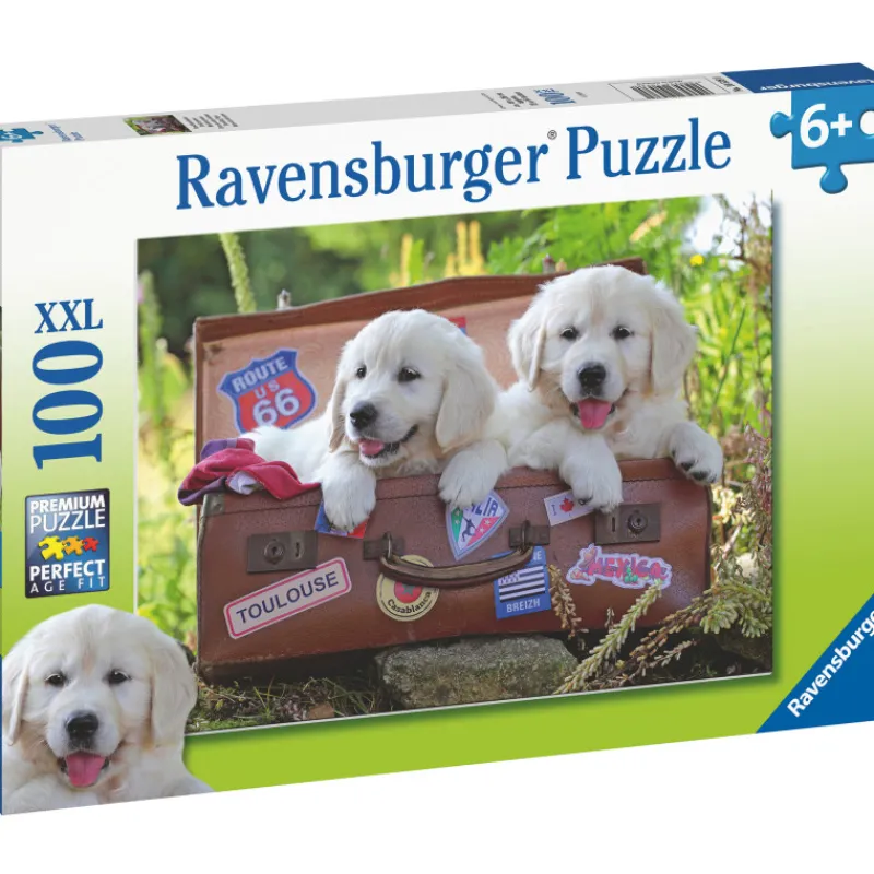 palapeli-ravensburger-travelin-gsWlrIsr-0.webp Ravensburger Lauta- Ja Palapelit^Palapeli Traveling Pups 100 Palaa