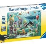 Ravensburger Lauta- Ja Palapelit^Palapeli Underwater Wonders 100 Palaa