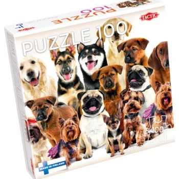 Tactic Lauta- Ja Palapelit^Palapeli 100 Palaa Group Of Cute Dogs