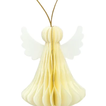 Kotikulta Sesonkikoristeet-Paperienkeli 2 Kpl 7 Cm Luonnonvalkoinen