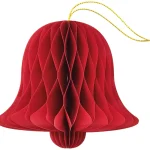 Kotikulta Sesonkikoristeet-Paperikello 2 Kpl 10 Cm Punainen