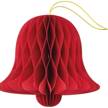 Kotikulta Sesonkikoristeet-Paperikello 2 Kpl 10 Cm Punainen