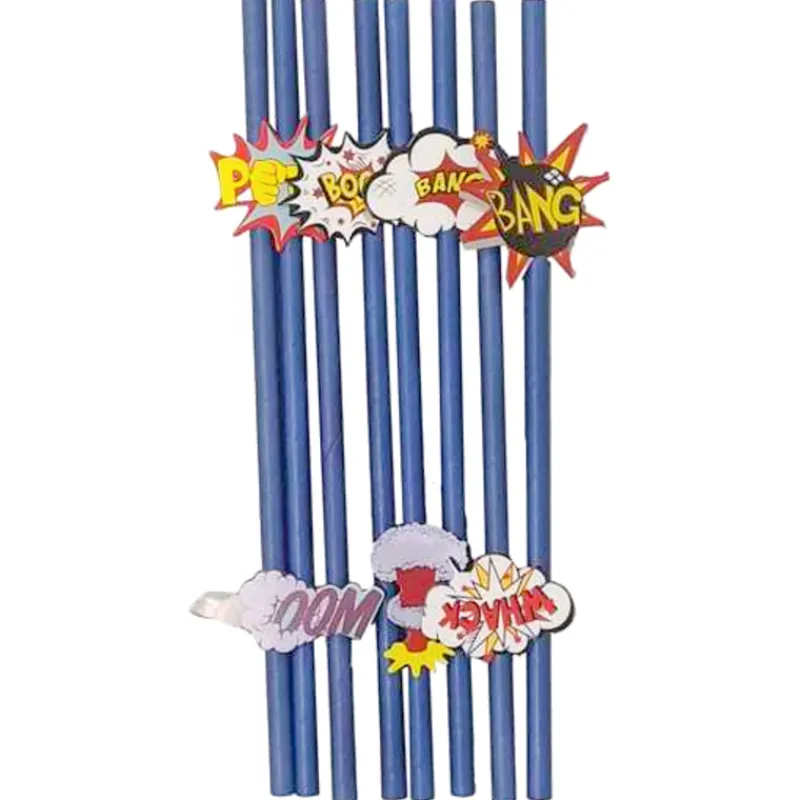 paperipilli-lets-party-8-kpl-s-yNShZDuE-0.webp Let's Party Lasten Juhlat-Paperipilli 8 Kpl Supersankari