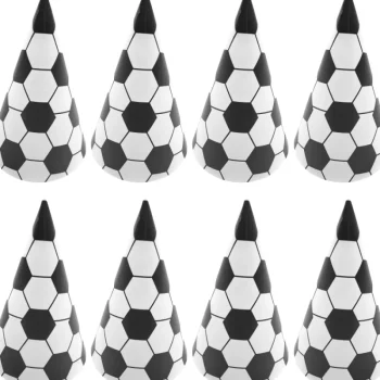 Let's Party Lasten Juhlat-Partyhattu 8 Kpl Jalkapallo