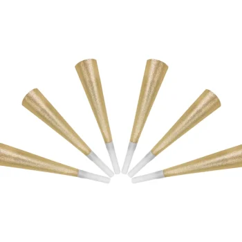 Let's Party Juhlakoristeet-Partypilli 6 Kpl Kulta