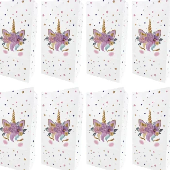 Let's Party Lasten Juhlat-Partypussi 8 Kpl Yksisarvinen