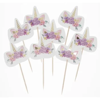 Let's Party Lasten Juhlat-Partytikku 8 Kpl Yksisarvinen