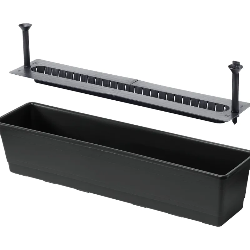 parvekelaatikko-75-cm-kestokas-ZHdnimiZ-0.webp Orthex Ulkoruukut Ja Aluset-Parvekelaatikko 75 Cm Kestokastelu Musta
