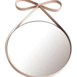 Miny Sisustustaulut Ja -kehykset-Peili Rusetti Vaaleanpunainen