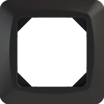 Harju Hiili Sähköasennustarvikkeet-Peitelevy 1-os Musta