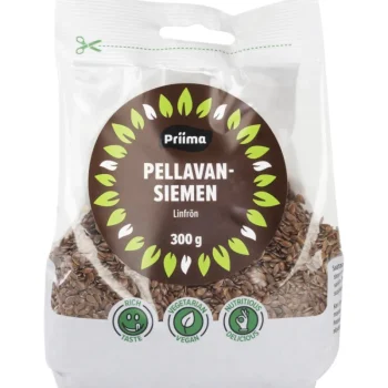 Priima Pähkinät Ja Kuivatut Hedelmät^Pellavansiemen 300 G