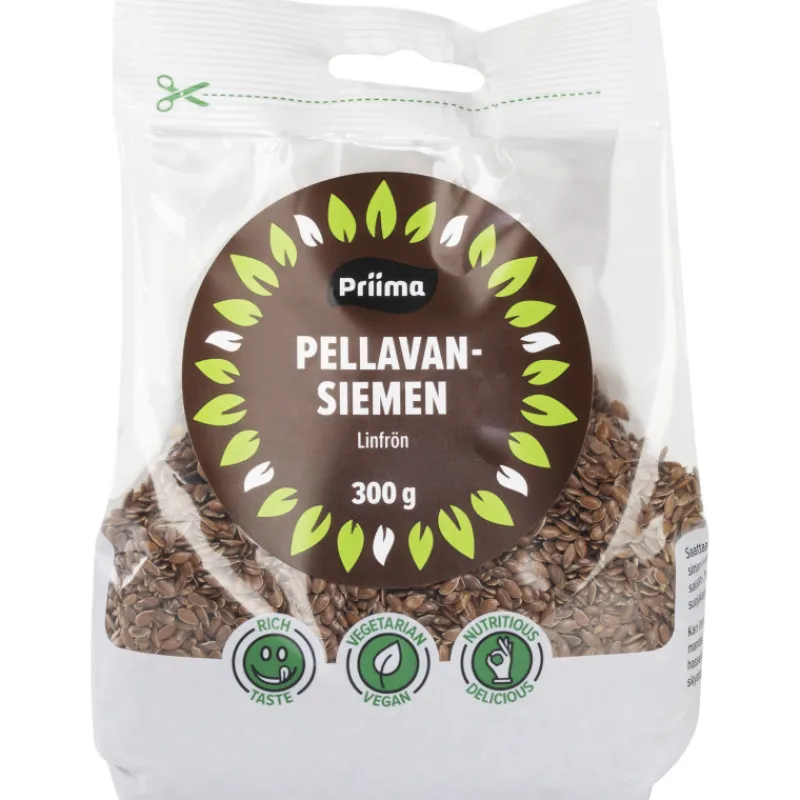 pellavansiemen-priima-300-g-JuXOHMKr-0.webp Priima Pähkinät Ja Kuivatut Hedelmät^Pellavansiemen 300 G
